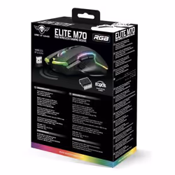 Spirit of Gamer ELITE M70 souris Jouer Droitier RF sans fil + Bluetooth Optique 4800 DPI - Vue supplémentaire 8