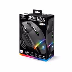 Spirit of Gamer XPERT-M800 souris Jouer Droitier RF Wireless + USB Type-C Optique 10000 DPI - Vue supplémentaire 7