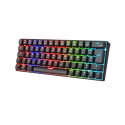Spirit of Gamer XPERT-K200, 60%, Sans fil, Bluetooth, Clavier mécanique, LED RGB, Noir