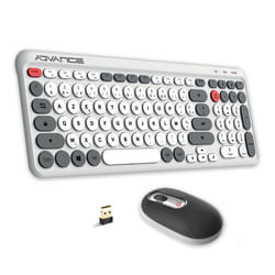 Clavier et souris sans fil RF silencieux Advance Ergostyle Combo 43x14.7x3.4 cm - TU