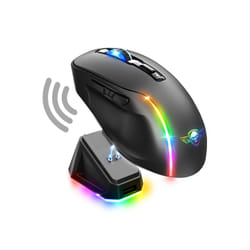 Spirit of Gamer S-EM50BK souris Jouer Droitier RF Wireless + Bluetooth + USB Type-C Optique 8000 DPI