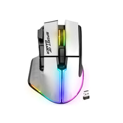 Spirit of Gamer PRO M5 ARTIC WIRELESS souris Jouer Droitier RF Wireless + Bluetooth + USB Type-C Optique 8000 DPI