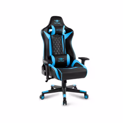 Spirit of Gamer Crusader, Siège rembourré, Dossier rembourré, Noir, Bleu, Noir, Bleu, Simili-cuir, Simili-cuir