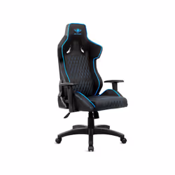 Spirit of Gamer NEON BLUE, Siège de jeu sur PC, 120 kg, Siège rembourré, Dossier rembourré, Course, Noir