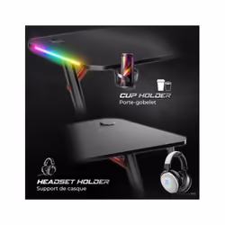 Spirit of Gamer HEADQUARTER 250 Noir - Vue supplémentaire 8