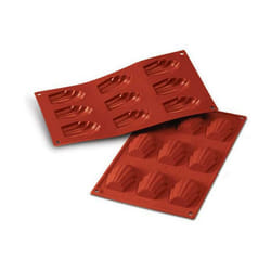 Silikomart Moule silicone, 9 madeleines