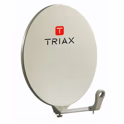 Triax DAP 610/TSI, 10,7 - 12,75 GHz, 36 dBi, Offset, 10 - 55°, 26°, Crème