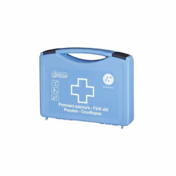 Conforme aux préconisations de l’OPPBTP pour tous les chantiers BTP Dimensions : L 24 x H 20 x P 5 cm. Contenu 5 compresses s ...