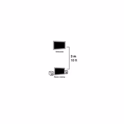 Erard 721548 câble de fibre optique 3 m TOSLINK Noir