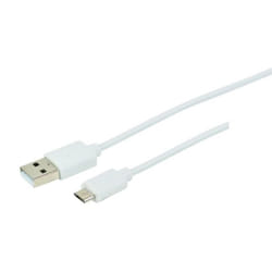 Erard 722408 câble USB 2 m USB A Micro-USB B Blanc