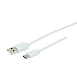 Erard 722442 câble USB 1 m USB C USB A Blanc