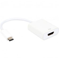 Erard 722480 câble vidéo et adaptateur USB Type-C HDMI Blanc