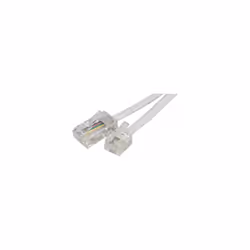 Erard 3762, 3 m, RJ-11, RJ-45, Blanc, Mâle, Mâle