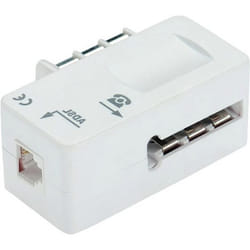 Erard 723785 changeur de genre de câble RJ-11 Blanc