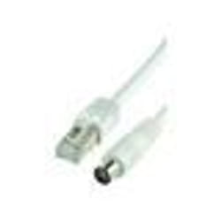 Cordon Balun actif TV ERARD CONNECT - 9.52 mm M / RJ45 M - 2 m