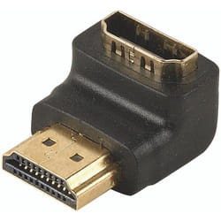 Adaptateur HDMI Coude - PRIVILEGE - 90° - M/F - Noir - Type A 19 broches