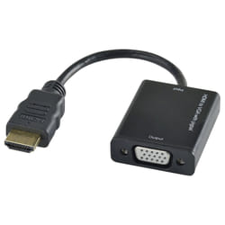 Erard 727966 câble vidéo et adaptateur 0,15 m VGA (D-Sub) HDMI Type A (Standard) Noir