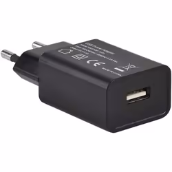 ERARD - Chargeur usb sur secteur 230v 5v/1a noir
