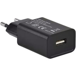 ERARD - Chargeur usb sur secteur 230v 5v/1a noir