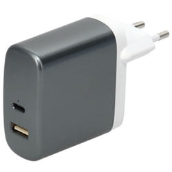 Erard 728204 chargeur d'appareils mobiles Universel Gris, Blanc Secteur Charge rapide Intérieure