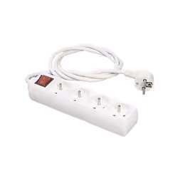 Bloc multiprise - ERARD - 4 prises - Interrupteur - 2 pôles avec terre - 3680W max
