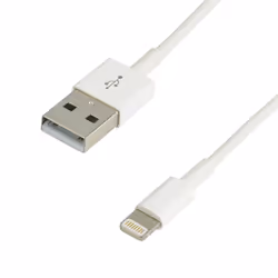 Erard 728335, Blanc, USB A, Apple 30-pin, 0,95 m, Mâle, Mâle