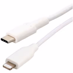 Cordon - ERARD - Usb C M / Lightning M - 2 m - Blanc