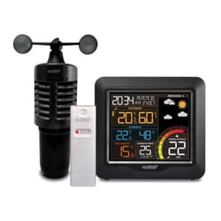 La Crosse Technology - Station météo blanc/noir WS6861-BLA