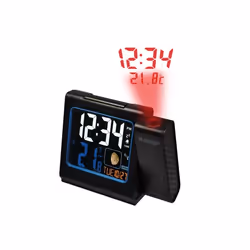 Velleman WT551, Réveil numérique, Rectangle, Noir, F, °C, LCD, Batterie