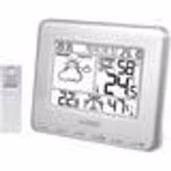 Station Météo La Crosse Technology  WS6818WHI-SIL avec alertes Blanc et Silver