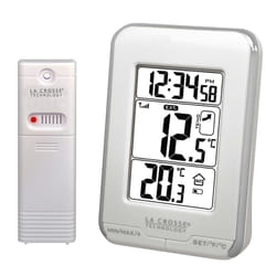 La Crosse Technology WS6810WHI-SIL Argent Batterie