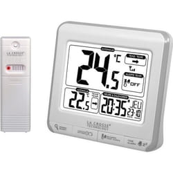 Station La Crosse Technology WS6811WHI-SIL avec températures et Alertes Blanc et Silver