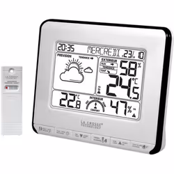 La Crosse Technology - Station météo blanc/gris WS6818WHI-BLA