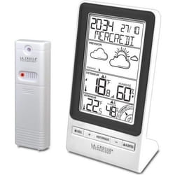 Station Météo La Crosse Technology WS6819WHI-BLA avec indice de confort Noir