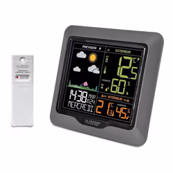 La Crosse Technology - Station météo sans fil avec écran lcd couleur WS6822-SILVER