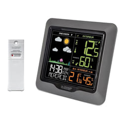La Crosse Technology - Station météo sans fil avec écran lcd couleur WS6822-SILVER