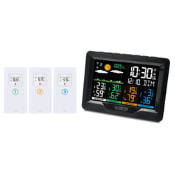 La Crosse Technology WS6204-BLA station météo numérique Noir LCD AC/Batterie