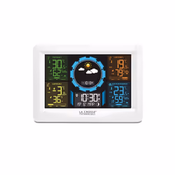 La Crosse Technology WS6304-WHI station météo numérique Blanc LCD AC/Batterie