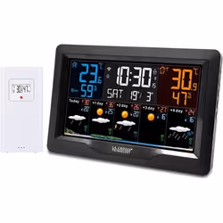 Station Météo - La Crosse Technology - SW403-BLA - Wifi - Écran coloré - Prévisions 4 jours