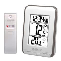 Station La Crosse Technology WS6810WHI-TAU avec témpérature intérieure et extérieure Blanc et Taupe