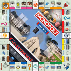 Winning Moves Monopoly Rennes Jeu de cartes Jeu de chance