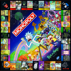 Winning Moves Monopoly Rick And Morty, unisexe, Irlande, 400 mm, 50 mm, 267 mm, 1,02 kg