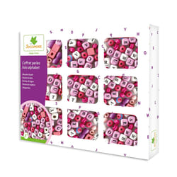 Faujas Coffret Perles Bois Lettres