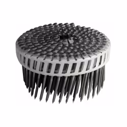Pour cloueurs CoilPro 90 et SCN49XP. Clous annelés inox A2 tête bombée bande plastique. Ø : 2,5 mm