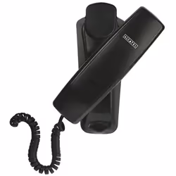 Alcatel TEMPORIS 10, Combiné filaire, Noir
