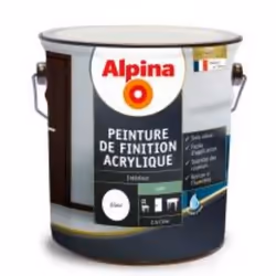 Alpina 3700178310396, Peinture, Prêt à l'emploi, Cadre de porte, Mur, fenêtre, Cadre de fenêtre, Windowsill, Bois, Porte, Noi ...