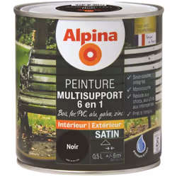 Bois, PVC, fer, aluminium, galvanisé, zinc Résiste aux chocs, aux UV et aux intempéries Peinture à l'eau Prête à l'emploi et ...