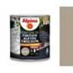 Peinture Alpina Alkyde émulsion 05L Brillant - Muscade - Boiserie - Intérieur