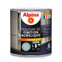 Alpina Peinture Acrylique Multisupports - Satin 05L - VERT ALOE