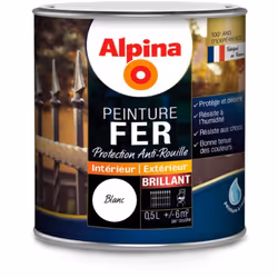 Protection anti-rouille Protège et décore Bonne tenue des couleurs Résiste à l'humidité et aux chocs Besoin d’une peinture fe ...